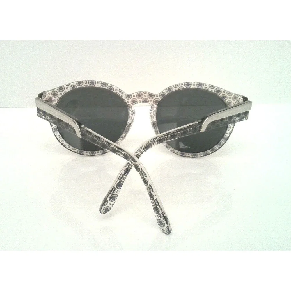 Stella McCartney SM 4028/87 Vintage Inspired Round Sunglasses Clear Patterned